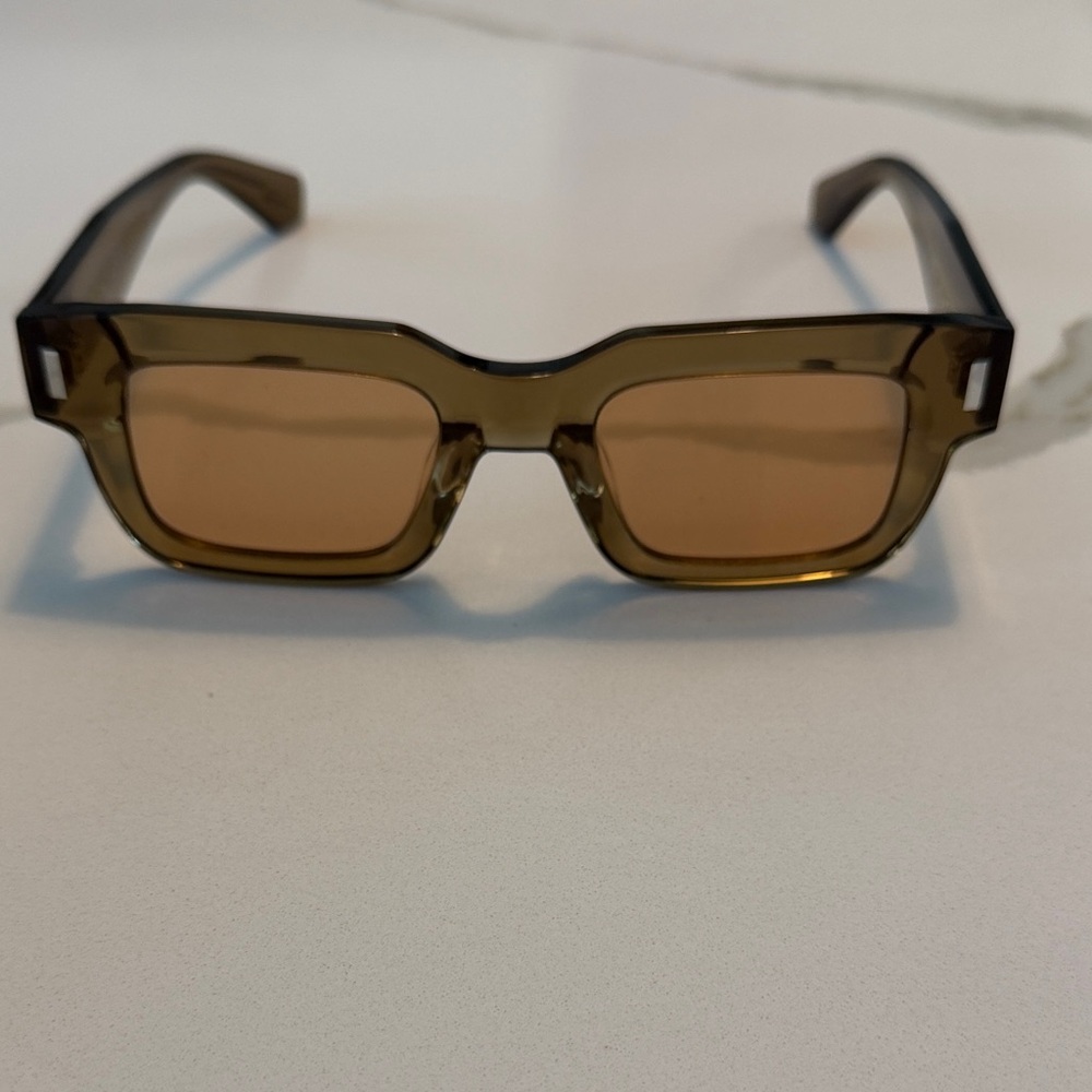 Like Akila LA Brown Transparent Acetate Frame Sunglasses